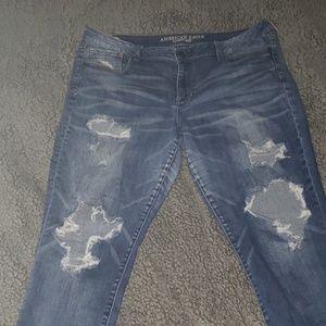 American eagle ripped jeans